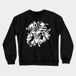 Cartoon Muscle Bound Monster Crewneck Sweatshirt